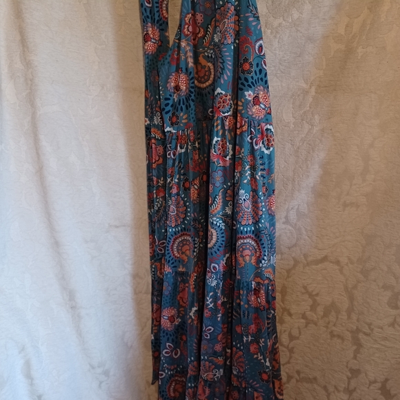 Boden 100% cotton halter maxi dress. - Picture 3 of 11